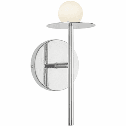 Kuzco WS15504-CH-UNV Elixir Contemporary Chrome LED Wall Lighting Fixture