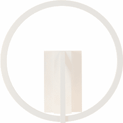 Kuzco WS27713-WH-3WCCT-UNV Roda Modern White LED Sconce Lighting