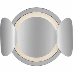 Kuzco WS59810-CH/OP Ciel Modern Chrome / Opal Glass Wall Lighting Fixture