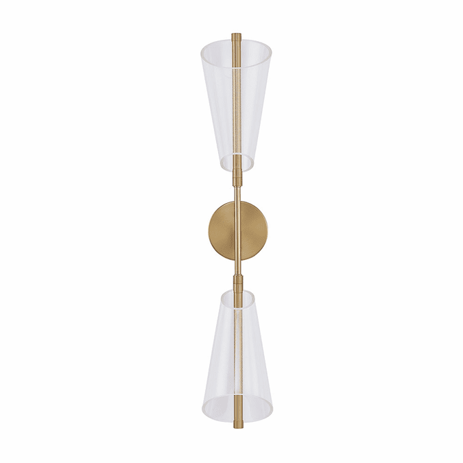 Kuzco WS62629-BG/LG Mulberry Modern Brushed Gold LED Bathroom Sconce Lighting