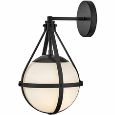 Lark 83670BK Colby Modern Black LED Wall Lighting Sconce