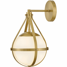 Lark 83670LCB Colby Modern Lacquered Brass LED Wall Light Sconce
