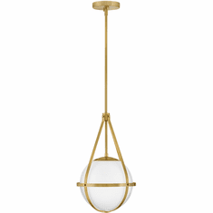 Lark 83677LCB Colby Modern Lacquered Brass LED Mini Pendant Lighting Fixture