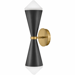 Lark 84122BK Betty Contemporary Black LED Wall Lamp