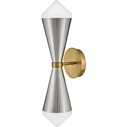 Lark 84122PN Betty Contemporary Polished Nickel LED Wall Light Fixture