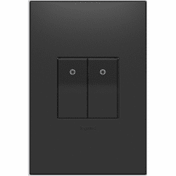 Legrand Adorne AABK1G4 Contemporary Graphite Blank Half-Size Lighting Control