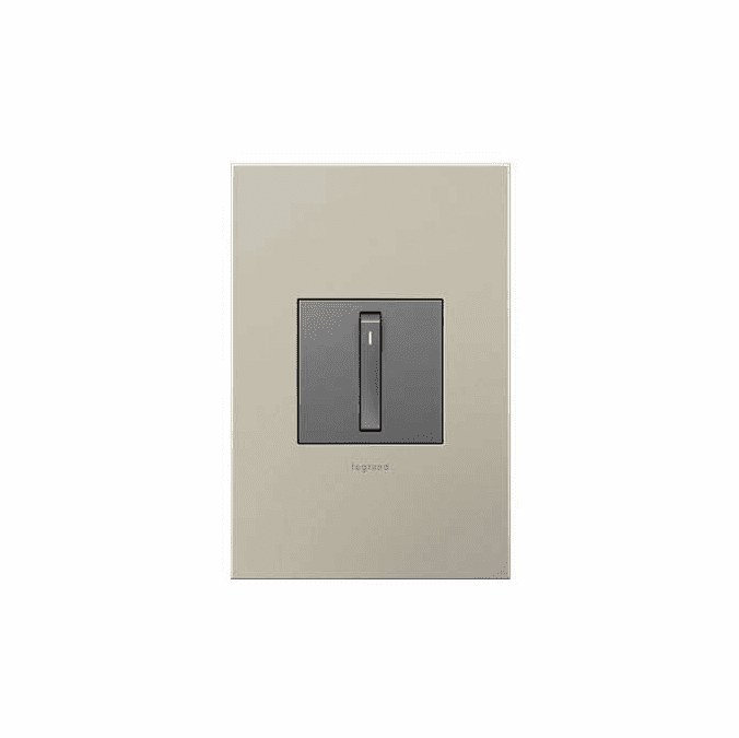 Legrand Adorne ASWR1532M4 Contemporary Magnesium Whisper Switch 15A