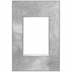Legrand Adorne AWM1G3SP4 Real Materials Contemporary Spiraled Stainless 1-Gang Wall Plate