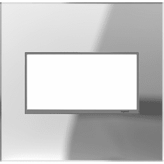 Legrand Adorne AWM2GMR1 Real Materials Contemporary Mirror 2-Gang Wall Plate