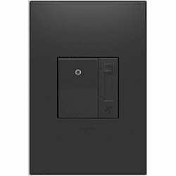 Legrand Adorne Microban AAFN4S16AG4 Modern Graphite Paddle Fan Speed Control