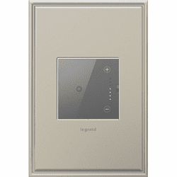 Legrand Adorne Microban ADTH703TUM4 Touch Modern Magnesium 700W Touch Tru-Universal Dimmer