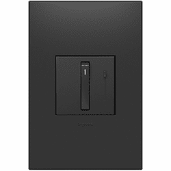 Legrand Adorne Microban ADWR703TUG4 Modern Graphite 700w Whisper Tru-Universal Dimmer