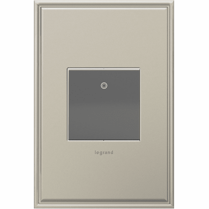 Legrand Adorne Microban ASPD2032M4 Contemporary Magnesium Paddle Switch 20A