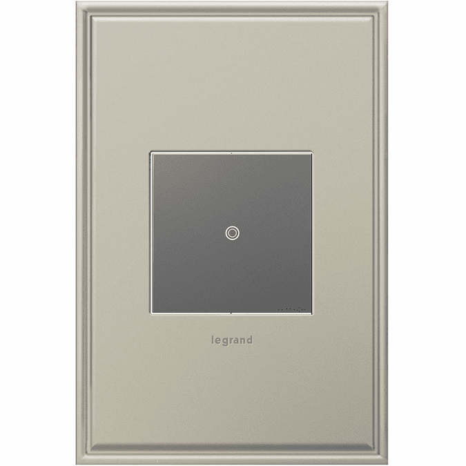 Legrand Adorne Microban ASTP1532M4 Contemporary Magnesium sofTap Switch 15A
