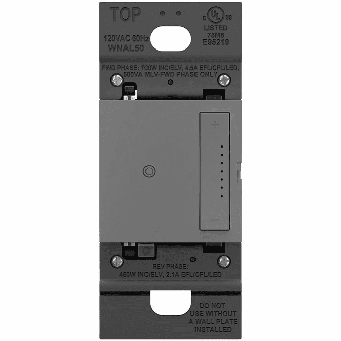 Legrand Adorne WNAL50M1 Magnesium TruUniversal Dimmer LGRWNAL50M1