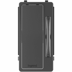 Legrand Radiant HMRKITBK Contemporary Black Multi-Location Interchangeable Remote Dimmer Face Cover