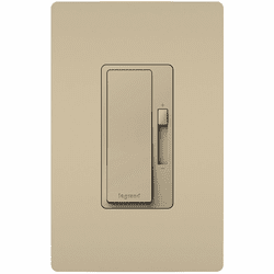 Legrand Radiant RHL153PI Modern Ivory Advanced 150W Single Pole 3-Way Dimmer