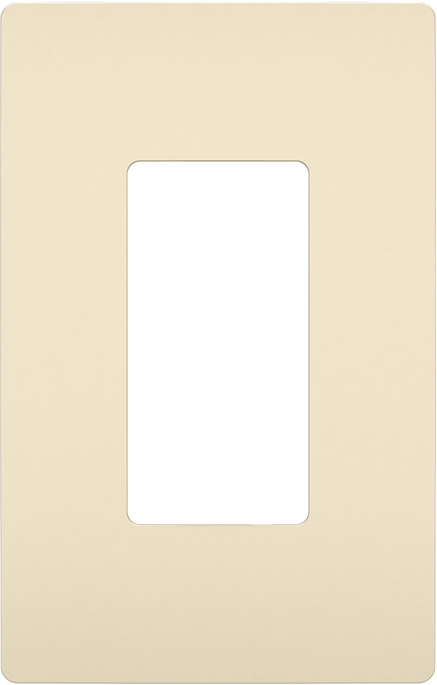 Legrand Radiant RWP26LA Contemporary Light Almond 1Gang Screwless Wall