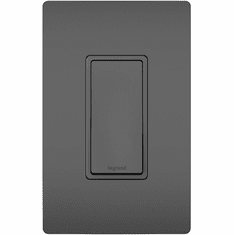 Legrand Radiant TM870BK Modern Black 1P Decorator Switch