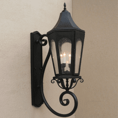 Lighting Innovations BS8012 Exterior 10" Wide x 32" Tall Wall Light Sconce