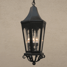 Lighting Innovations H8112 Outdoor 10" Wide x 25.8" Tall Pendant Light