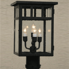 Lighting Innovations P4410 Exterior 5" Wide x 9.8" Tall Post Lamp