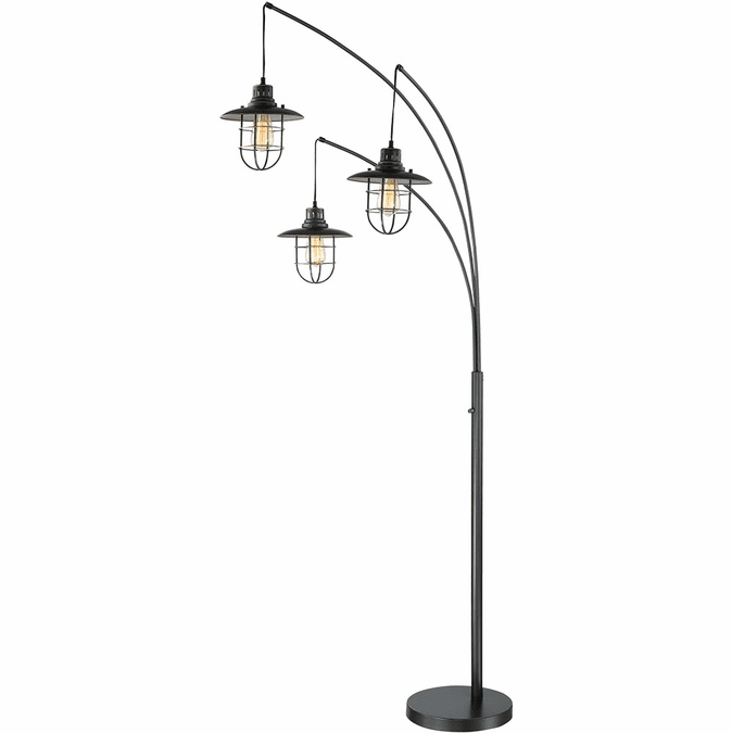 Lite Source LS-81457D-BRZ Lanterna II Modern Dark Bronze Floor Lamp