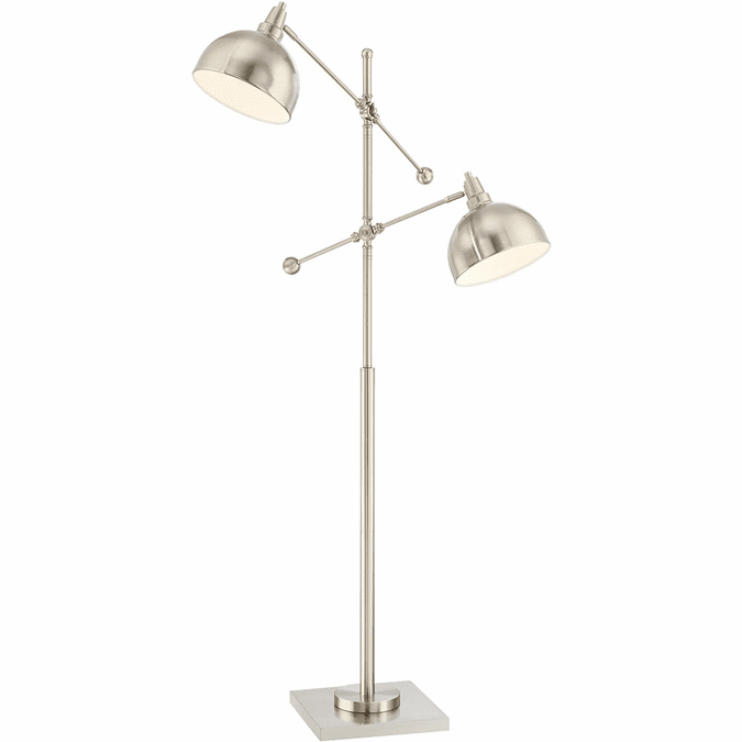 Lite Source LS-82605BN Cupola Modern Brushed Nickel Floor Lamp Lighting