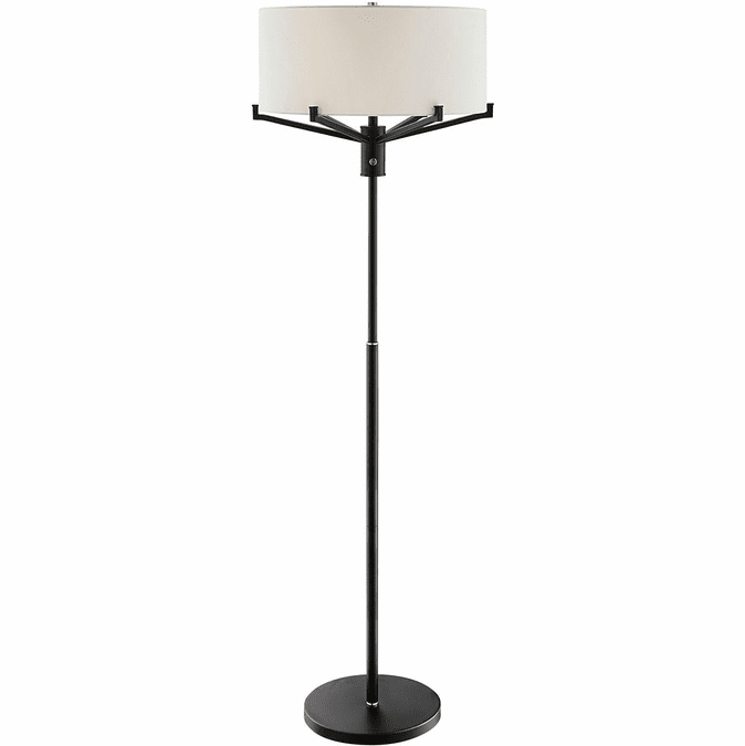 Light Source Ls Lite Source LS-83157 Jerod Modern Black Floor Lighting - ls-LS-83157