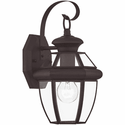 Livex 2051-07 Monterey Traditional Bronze Mini Outdoor Wall Light Fixture