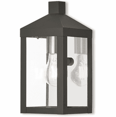 Livex 20581-04 Nyack Black Exterior Light Sconce
