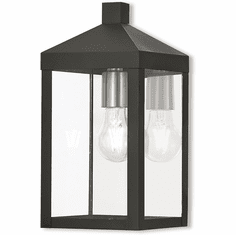 Livex 20582-04 Nyack Black Exterior Wall Light Fixture
