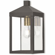 Livex 20582-07 Nyack Bronze Outdoor Lighting Wall Sconce