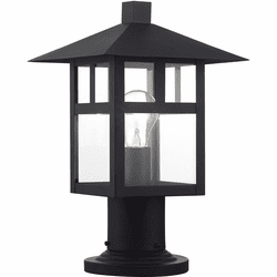 Livex 21325-14 Crestlake Modern Textured Black 9" Exterior Light Sconce