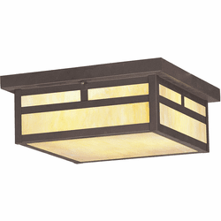 Livex 2146-07 Montclair Mission Craftsman Bronze Ceiling Light Fixture