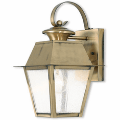 Livex 2162-01 Mansfield Antique Brass Wall Lamp