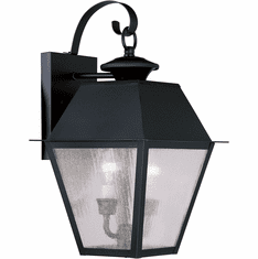 Livex 2165-04 Mansfield Black Wall Sconce Lighting