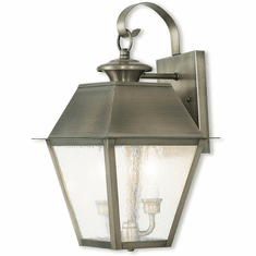 Livex 2165-29 Mansfield Vintage Pewter Lighting Wall Sconce