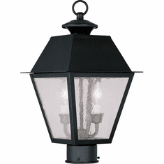 Livex 2166-04 Mansfield Black Lamp Post Light