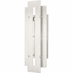 Livex 21773-91 Utrecht Contemporary Brushed Nickel Accents Exterior Lighting Wall Sconce
