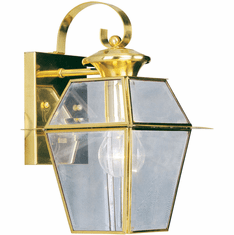 Livex 2181-02 Westover Polished Brass Sconce Lighting
