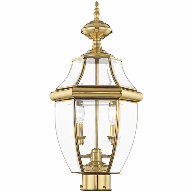 Livex 2254-02 Monterey Polished Brass Post Lighting
