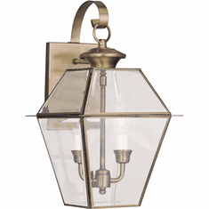 Livex 2281-01 Westover Antique Brass Light Sconce