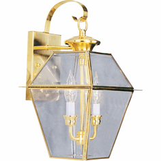 Livex 2281-02 Westover Polished Brass Lighting Sconce