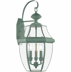 Livex 2351-06 Monterey Verdigris Large Outdoor Lighting Wall Sconce