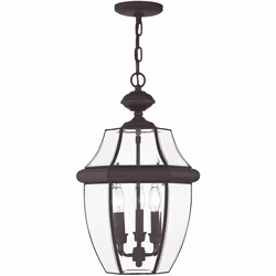 Livex 2355-07 Monterey Bronze Large Outdoor Pendant Lighting Fixture
