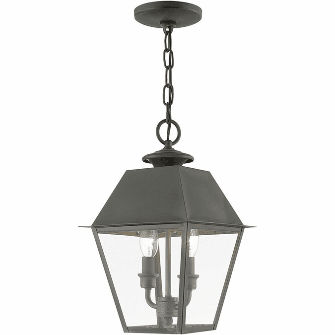 Livex 27217-61 Wentworth Charcoal Outdoor Hanging Light