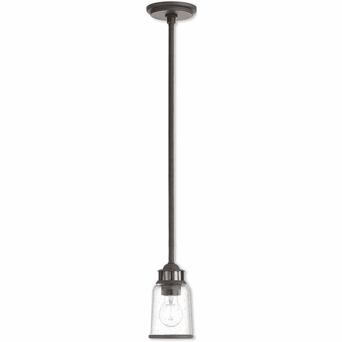 Livex 40021-07 Lawrenceville Modern Bronze Mini Hanging Light