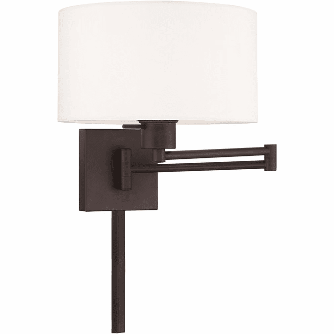 Livex 40036-07 Bronze Wall Swing Arm Lamp