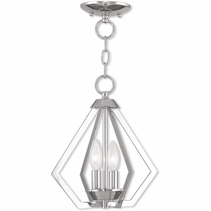 Livex 40922-05 Prism Contemporary Polished Chrome Foyer Light Fixture